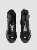Men's Black Leather Zipped Boots: CHRONICLE 068 Officine Creative - 2