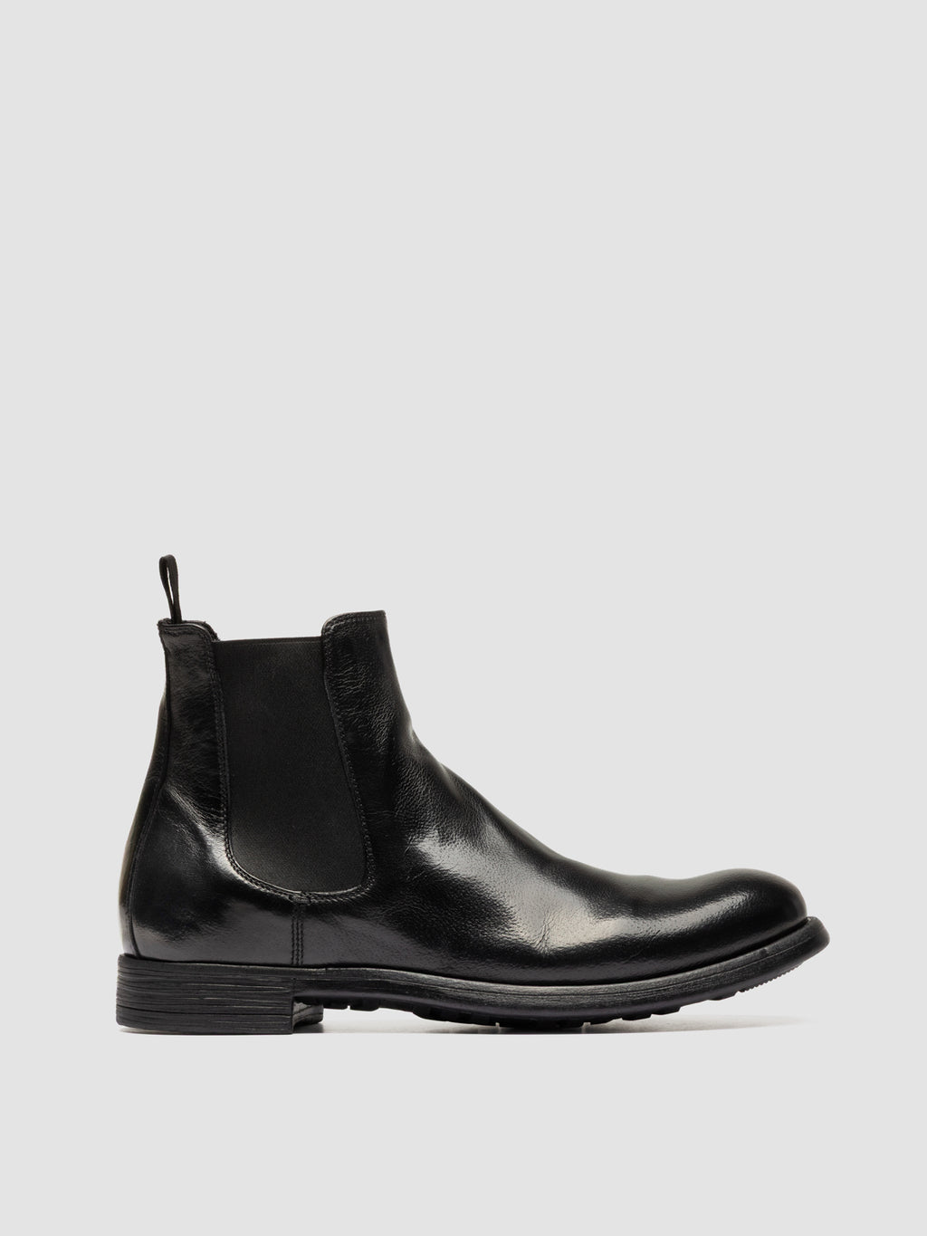 CHRONICLE 074 - Black Leather Chelsea Boots
