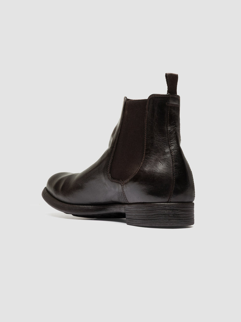 CHRONICLE 074 - Braune Chelsea-Stiefel aus Leder
