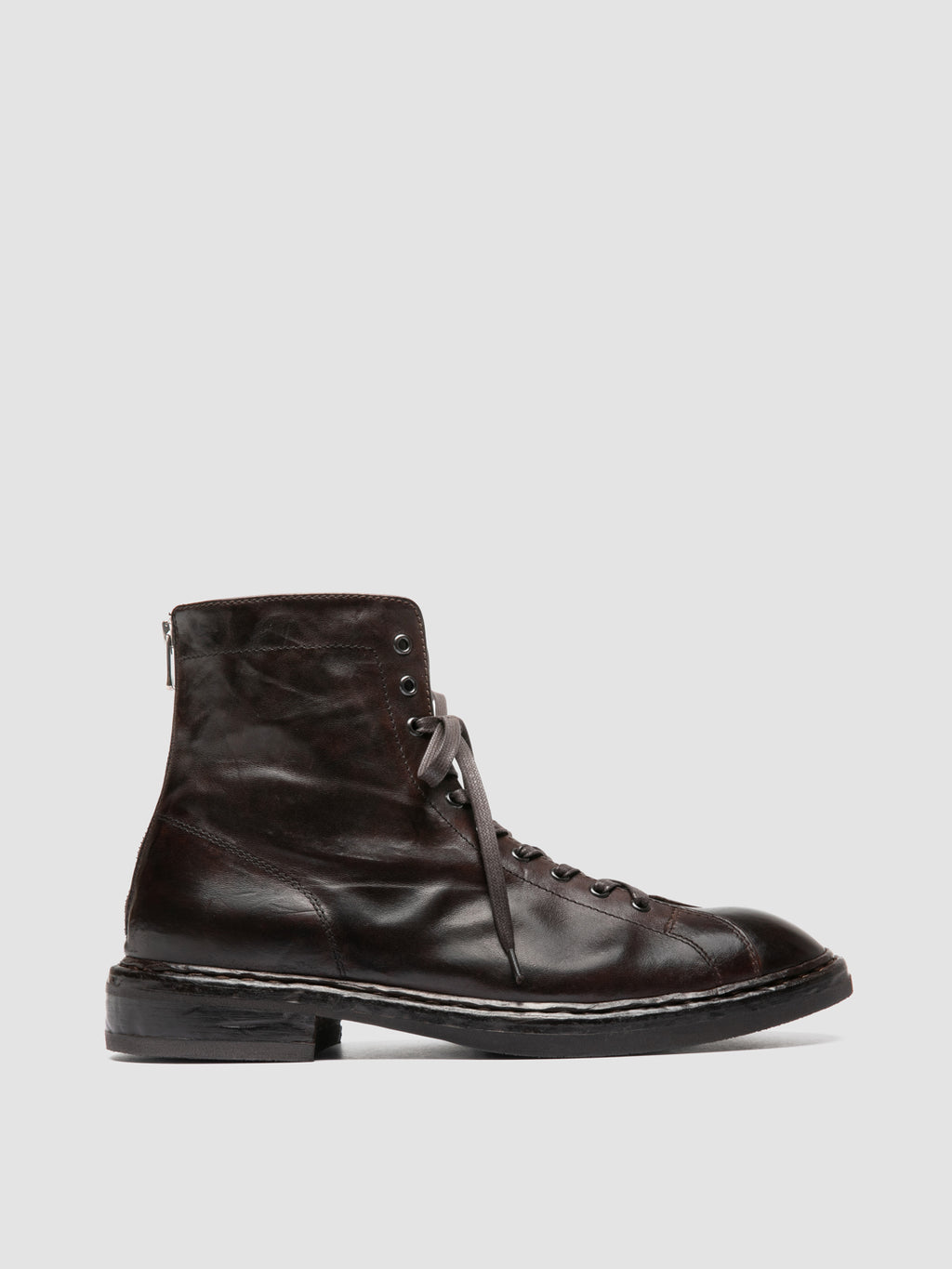 CONCEPT 001 - Brown Leather Zip Boots - image OCUCONE001NOVAKH224400 - 1