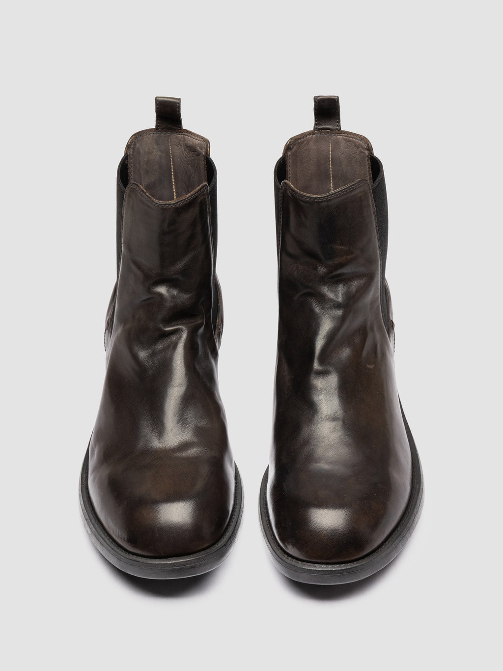 DIARY 007 - Grey Leather Chelsea Boots - image OCUDIAR007NOVAK1200400 - 2