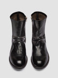 DIARY 015 - Brown Stretch Leather Zipped Boots