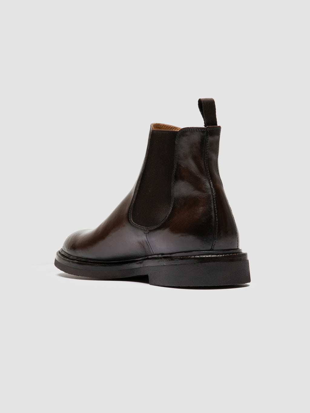 DUDE FLEXI 003 - Brown Leather Chelsea Boots