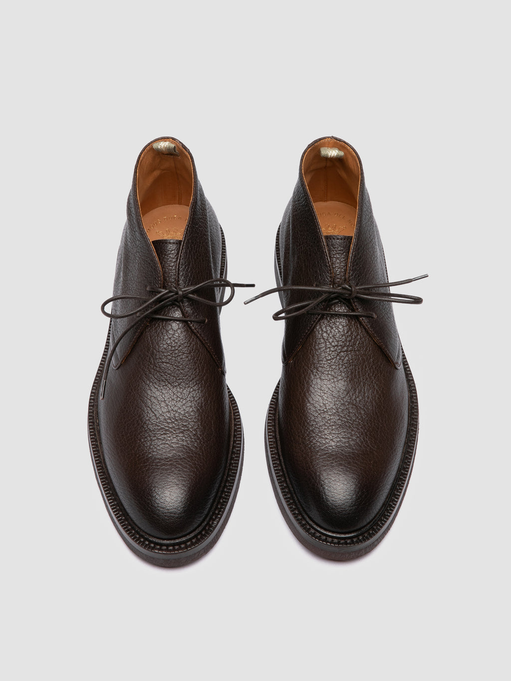 DUDE FLEXI 004 - Brown Leather Chukka Boots