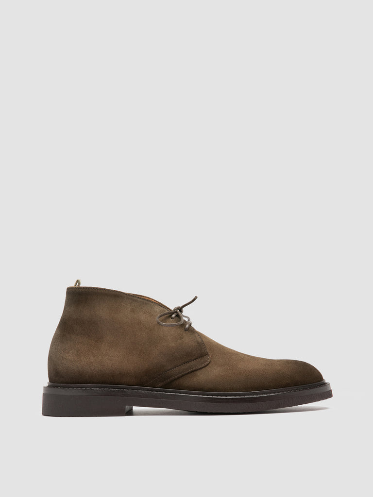 DUDE FLEXI 004 - Braune Chukka-Stiefel aus Wildleder