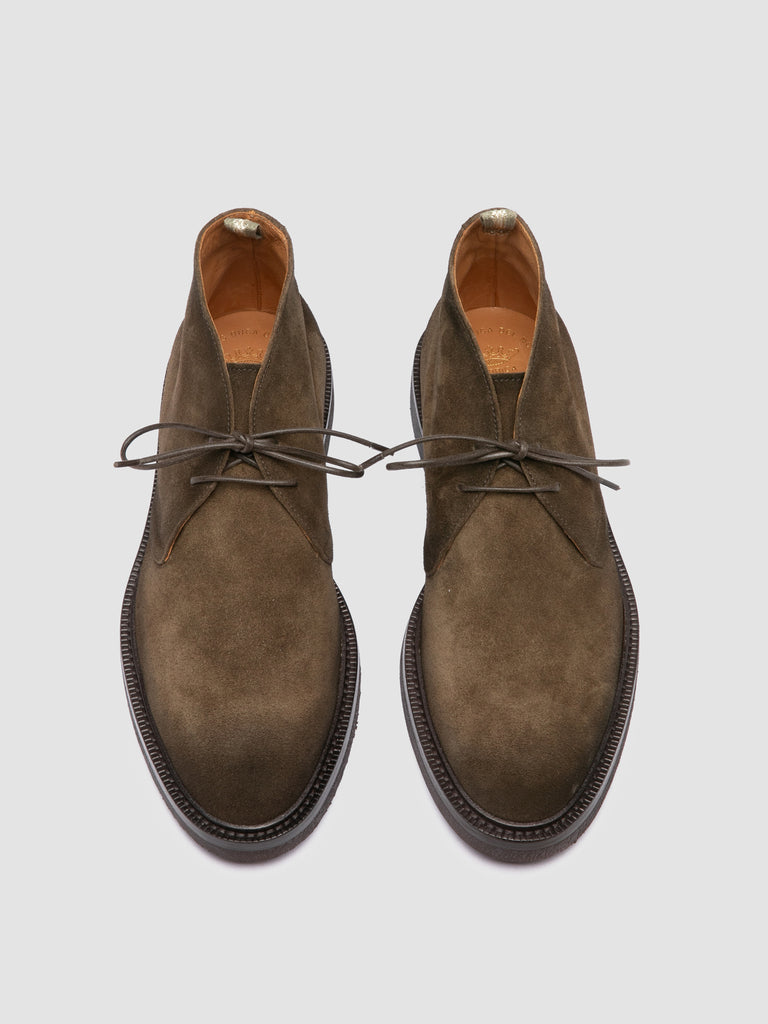 DUDE FLEXI 004 - Braune Chukka-Stiefel aus Wildleder