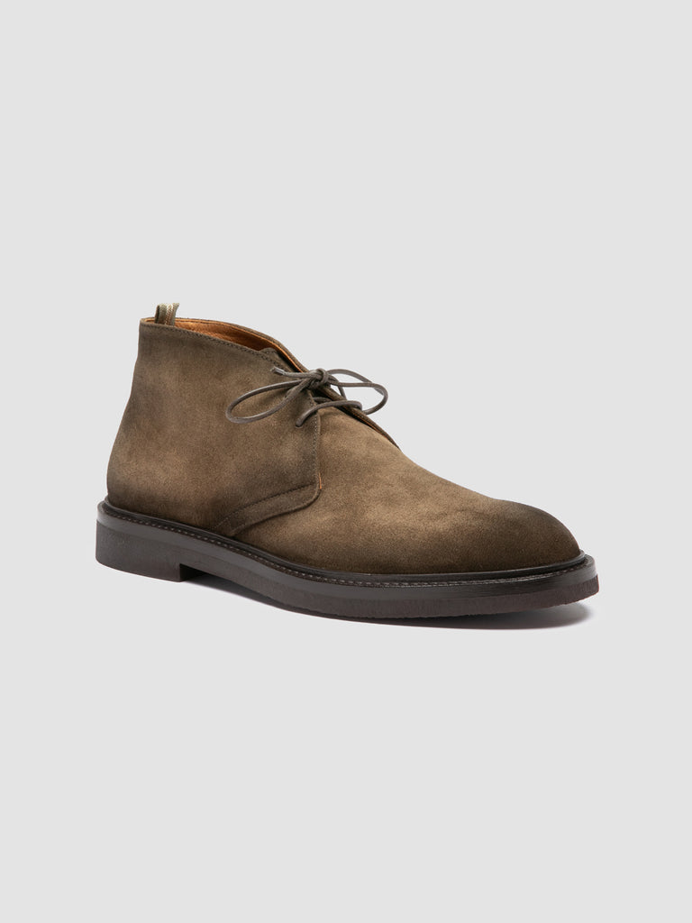 DUDE FLEXI 004 - Braune Chukka-Stiefel aus Wildleder