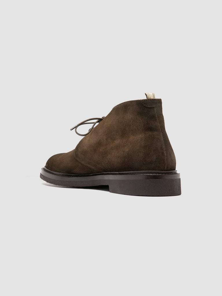 DUDE FLEXI 004 - Braune Chukka-Stiefel aus Wildleder