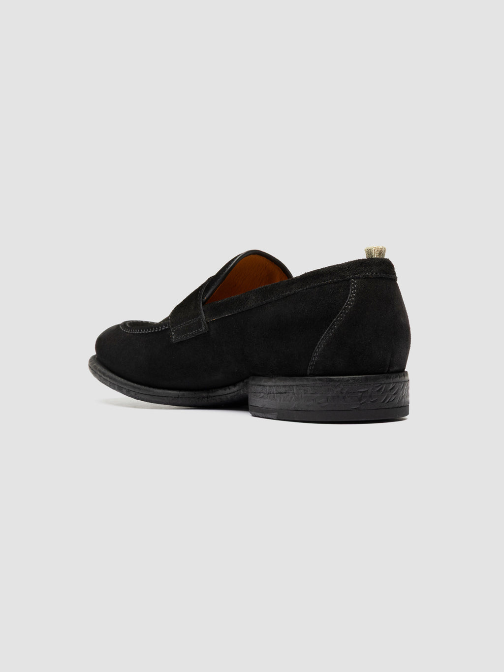 EMORY 024 - Black Suede Penny Loafers - image OCUEMCA024SELU11000390 - 4