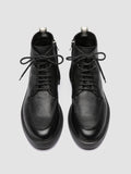 FRAME 004 - Schwarze Schnürstiefel aus Leder
