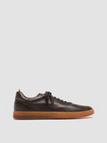 GINNASIO 001 - Braune Sneaker aus Leder