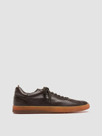 GINNASIO 001 - Braune Sneaker aus Leder