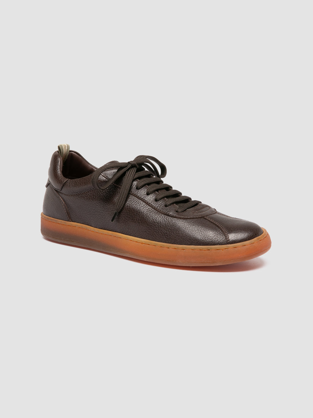 GINNASIO 001 - Braune Sneaker aus Leder