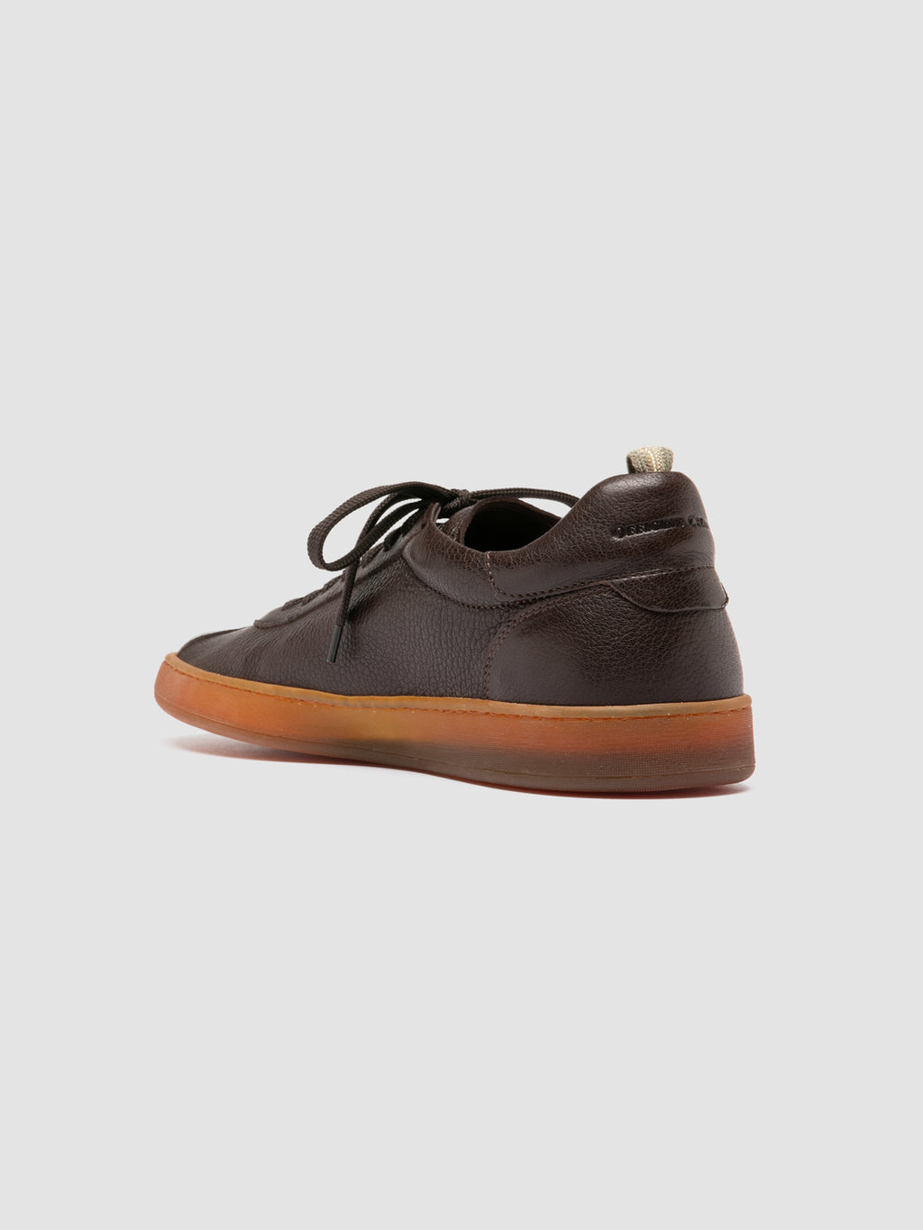GINNASIO 001 - Braune Sneaker aus Leder
