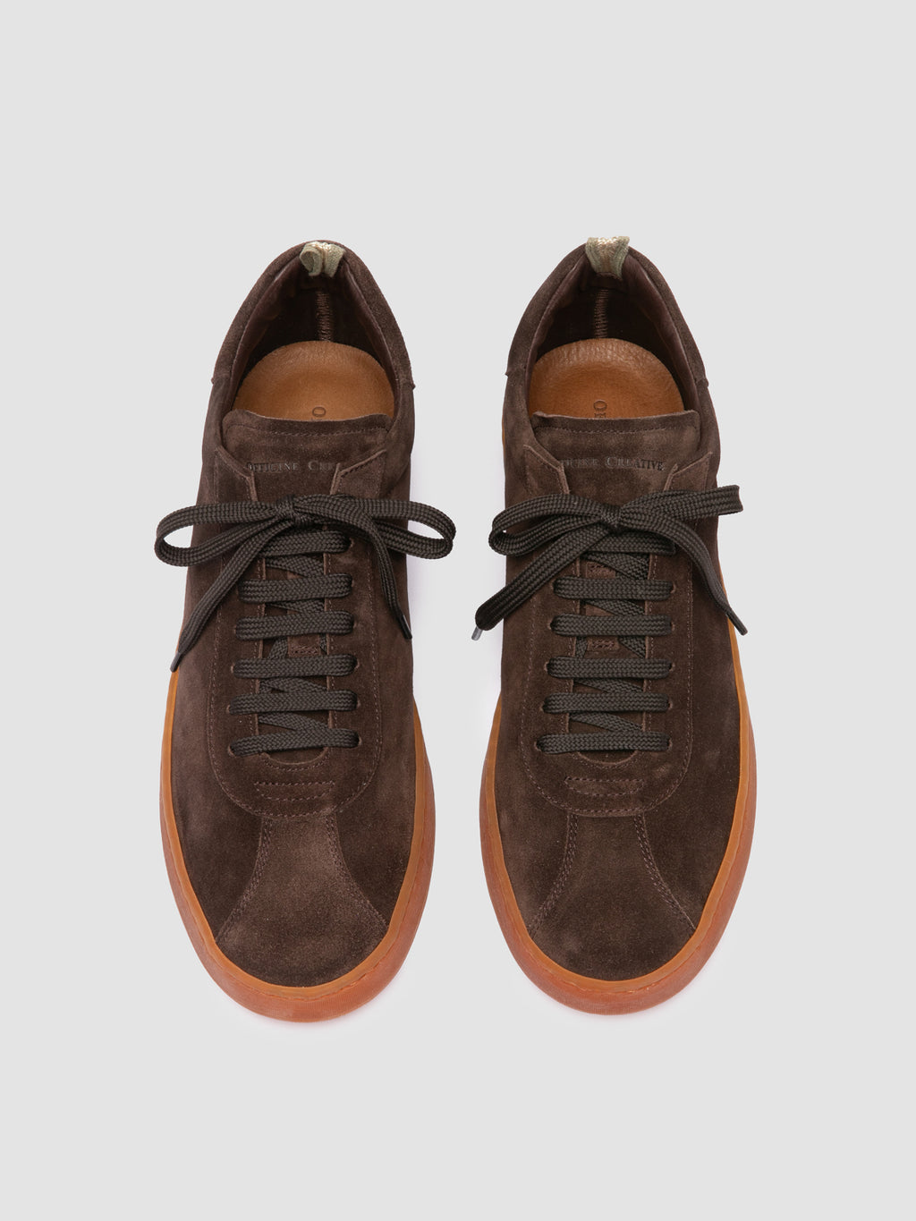 GINNASIO 001 - Brown Suede Sneakers