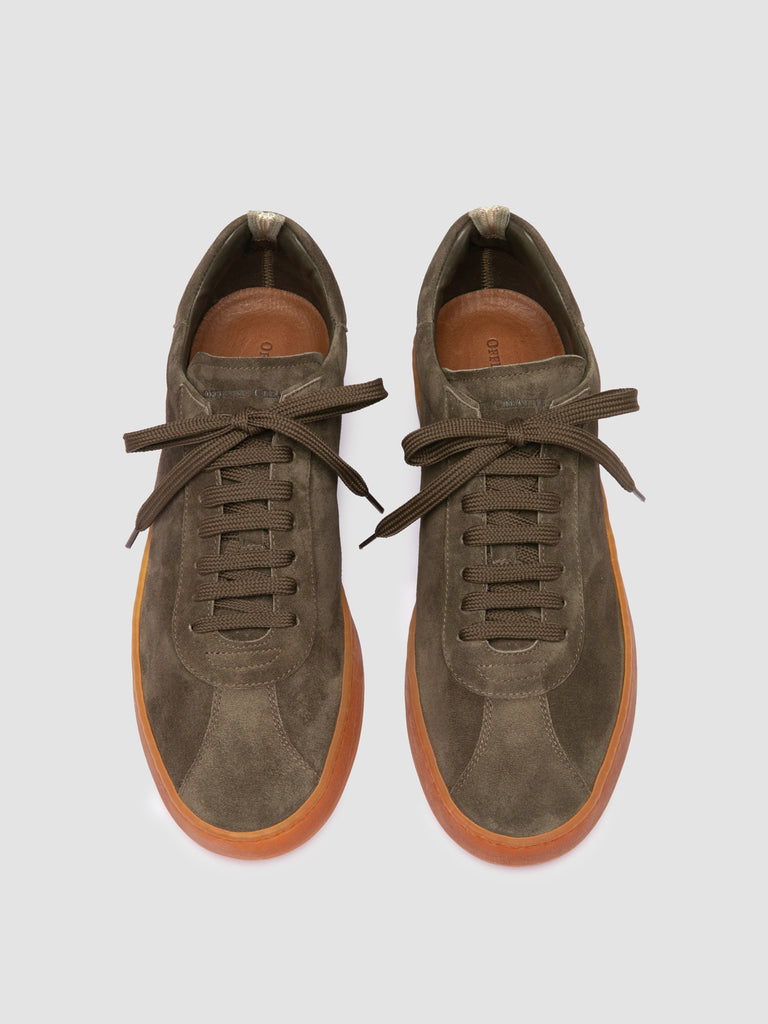 GINNASIO 001 - Grüne Sneaker aus Wildleder