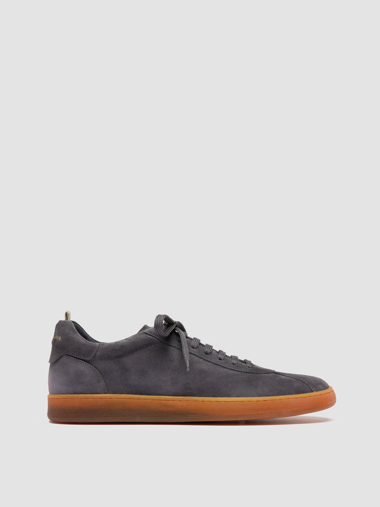 GINNASIO 001 - Blaue Sneaker aus Wildleder