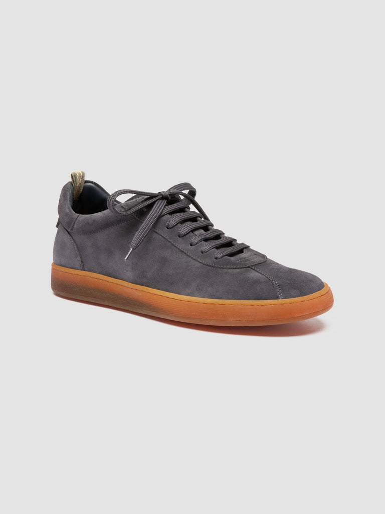 GINNASIO 001 - Blaue Sneaker aus Wildleder