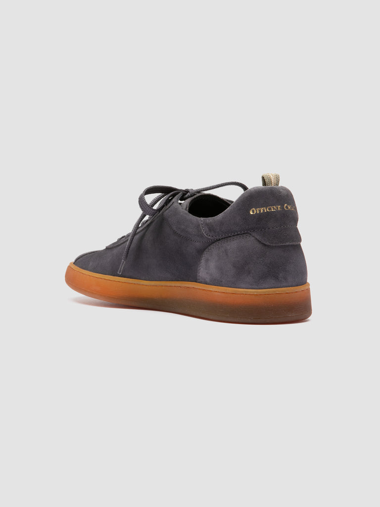 GINNASIO 001 - Blaue Sneaker aus Wildleder