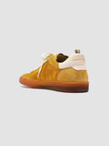 GINNASIO 001 - Gelbe Sneaker aus Leder und Wildleder
