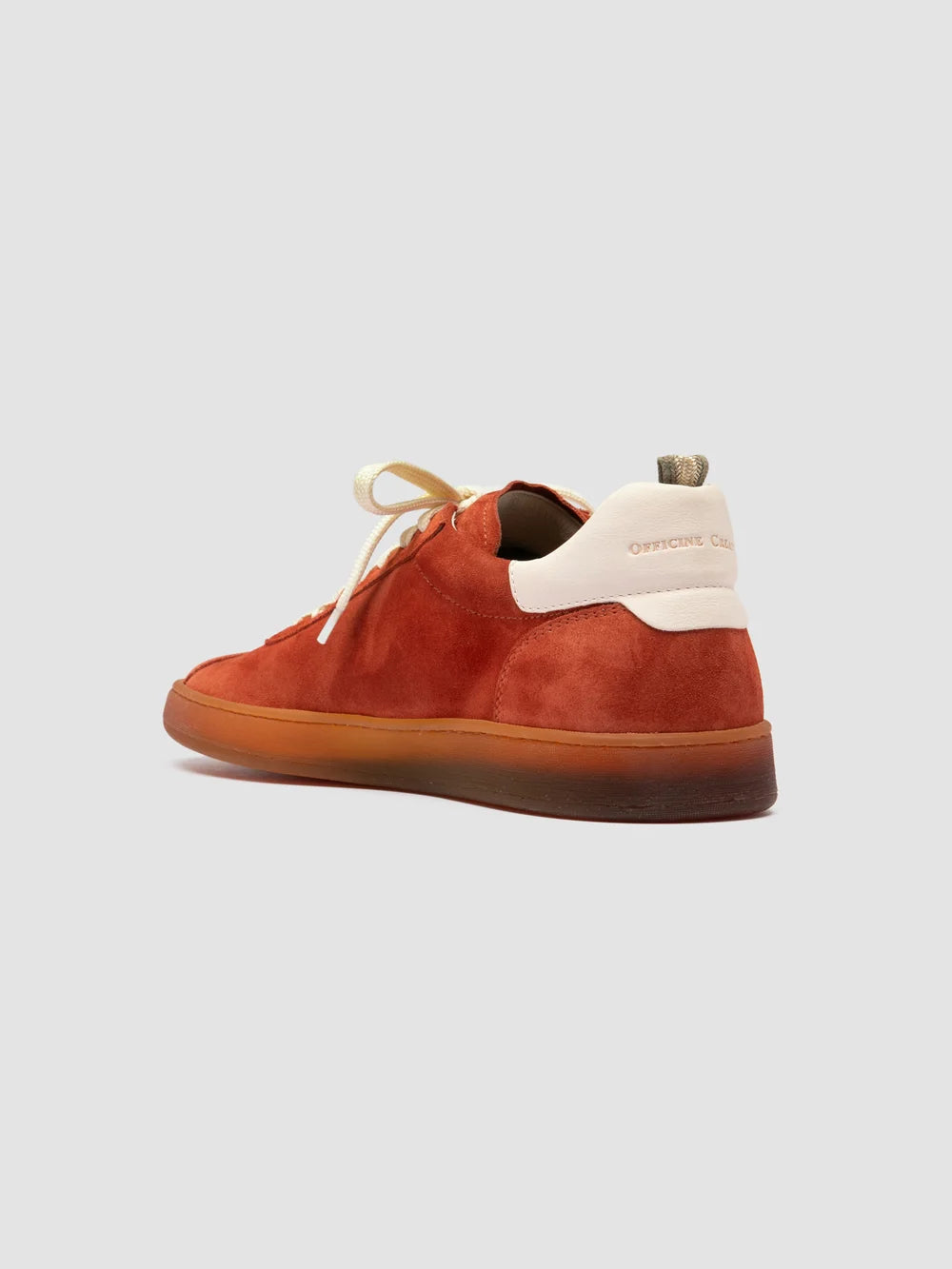 GINNASIO 001 - Rote Sneaker aus Leder und Wildleder - image OCUGINN001LC191R613450 - 4