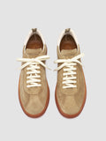 GINNASIO 001 - Brown Leather and Suede Sneakers