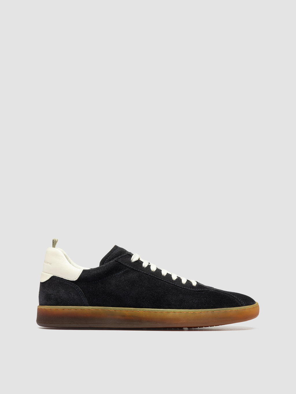 GINNASIO 001 - Blue Leather and Suede Sneakers - image OCUGINN001LC191Y562420 - 1