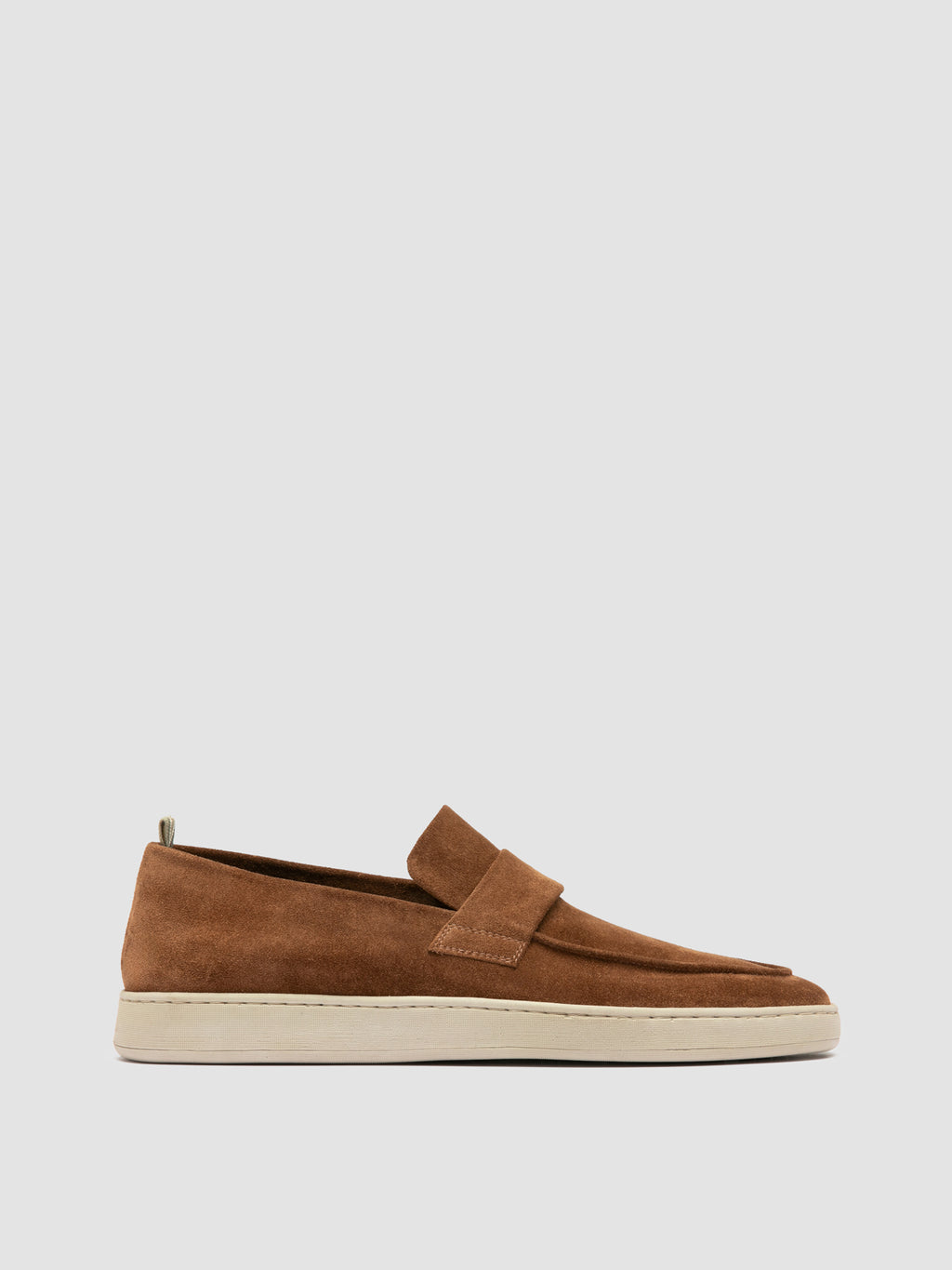 HERBIE 001 - Brown Suede Penny Loafers - image OCUHERB001LIC62N127400 - 1