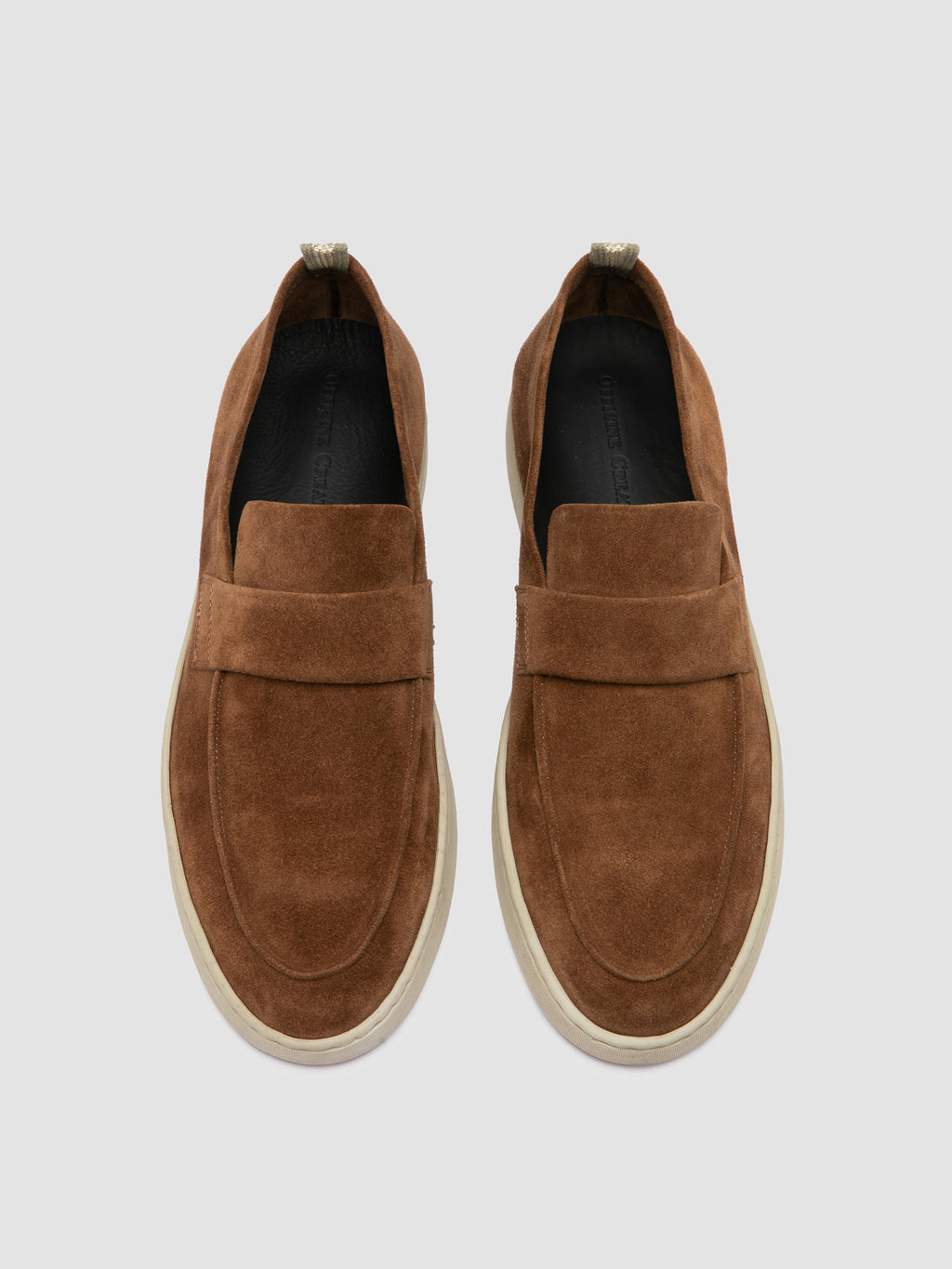 HERBIE 001 - Brown Suede Penny Loafers - image OCUHERB001LIC62N127400 - 2