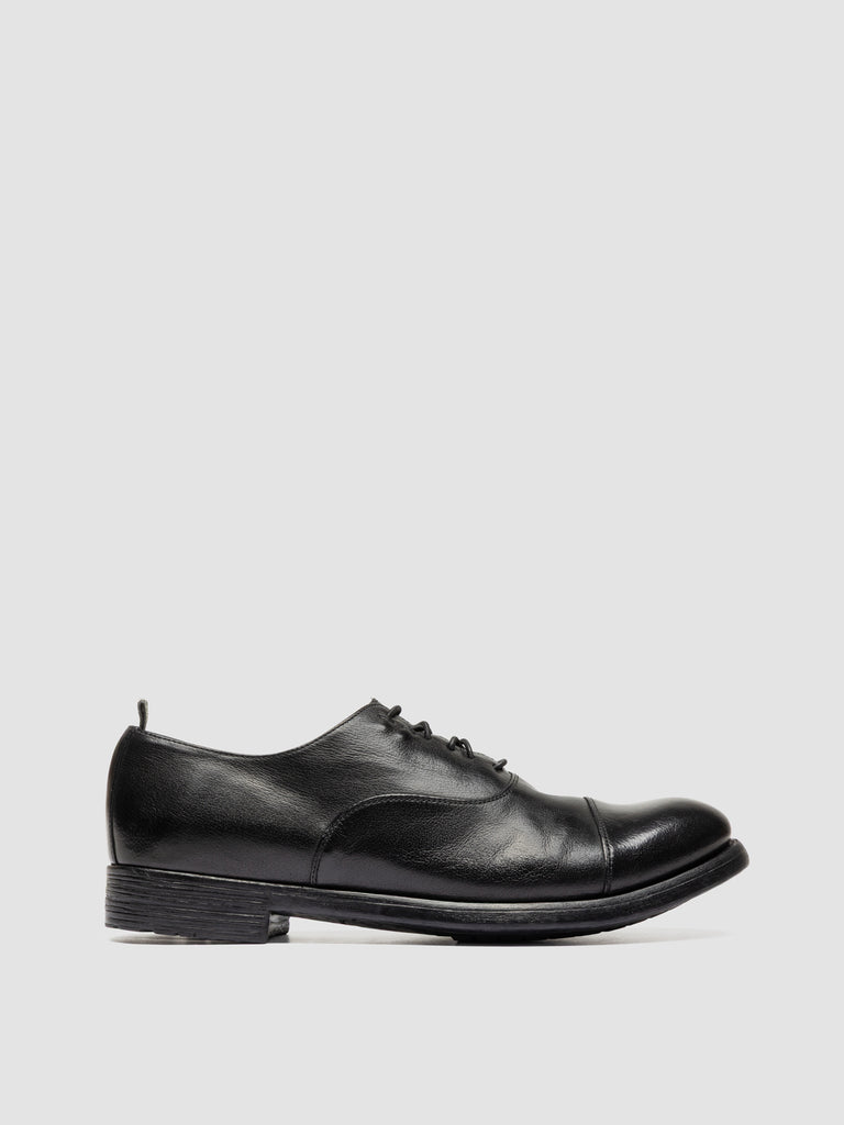 HIVE 061 - Black Leather Oxford Shoes