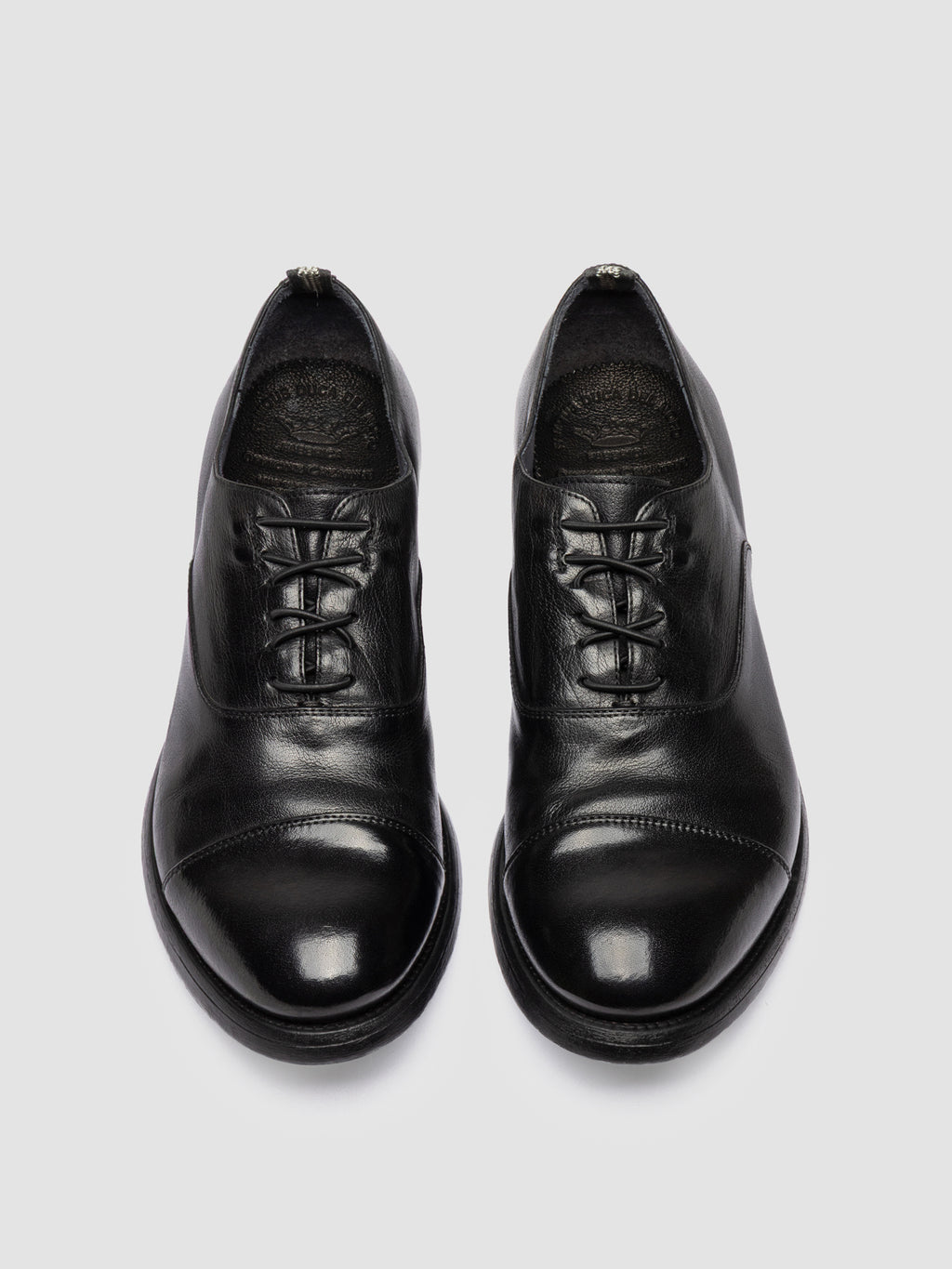 HIVE 061 - Black Leather Oxford Shoes