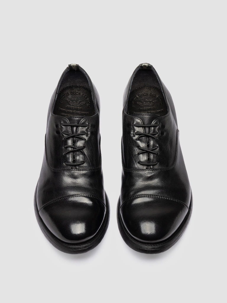HIVE 061 - Black Leather Oxford Shoes