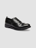 HIVE 061 - Black Leather Oxford Shoes