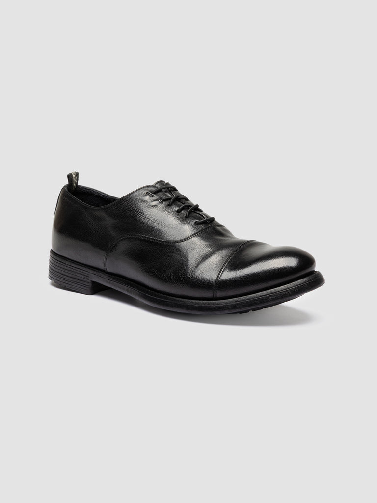 HIVE 061 - Black Leather Oxford Shoes