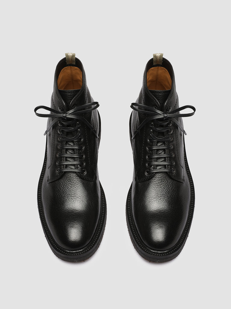 HOPKINS FLEXI 203 - Black Leather Lace-up Boots Officine Creative - 2