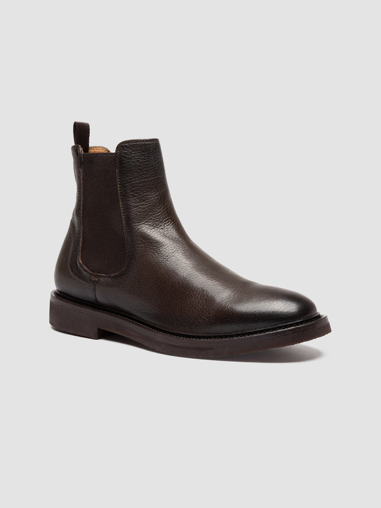 HOPKINS FLEXI 204 - Braune Chelsea-Stiefel aus Leder