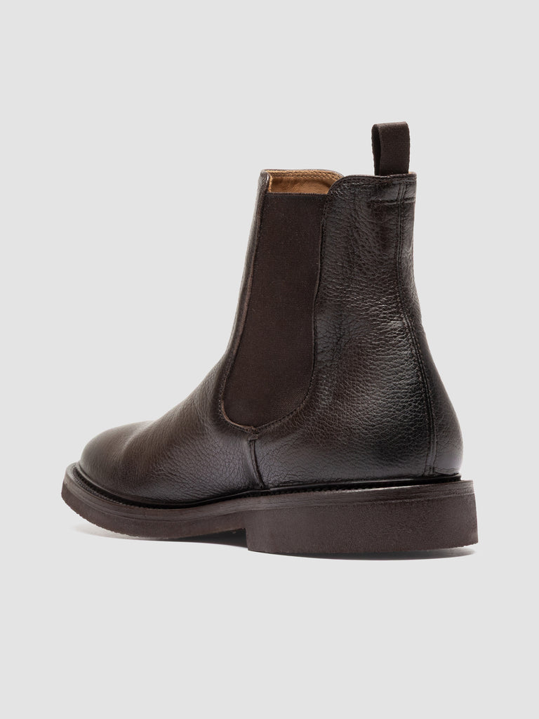 HOPKINS FLEXI 204 - Braune Chelsea-Stiefel aus Leder