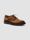 HOPKINS FLEXI 208 - Brown Suede Derby Shoes
