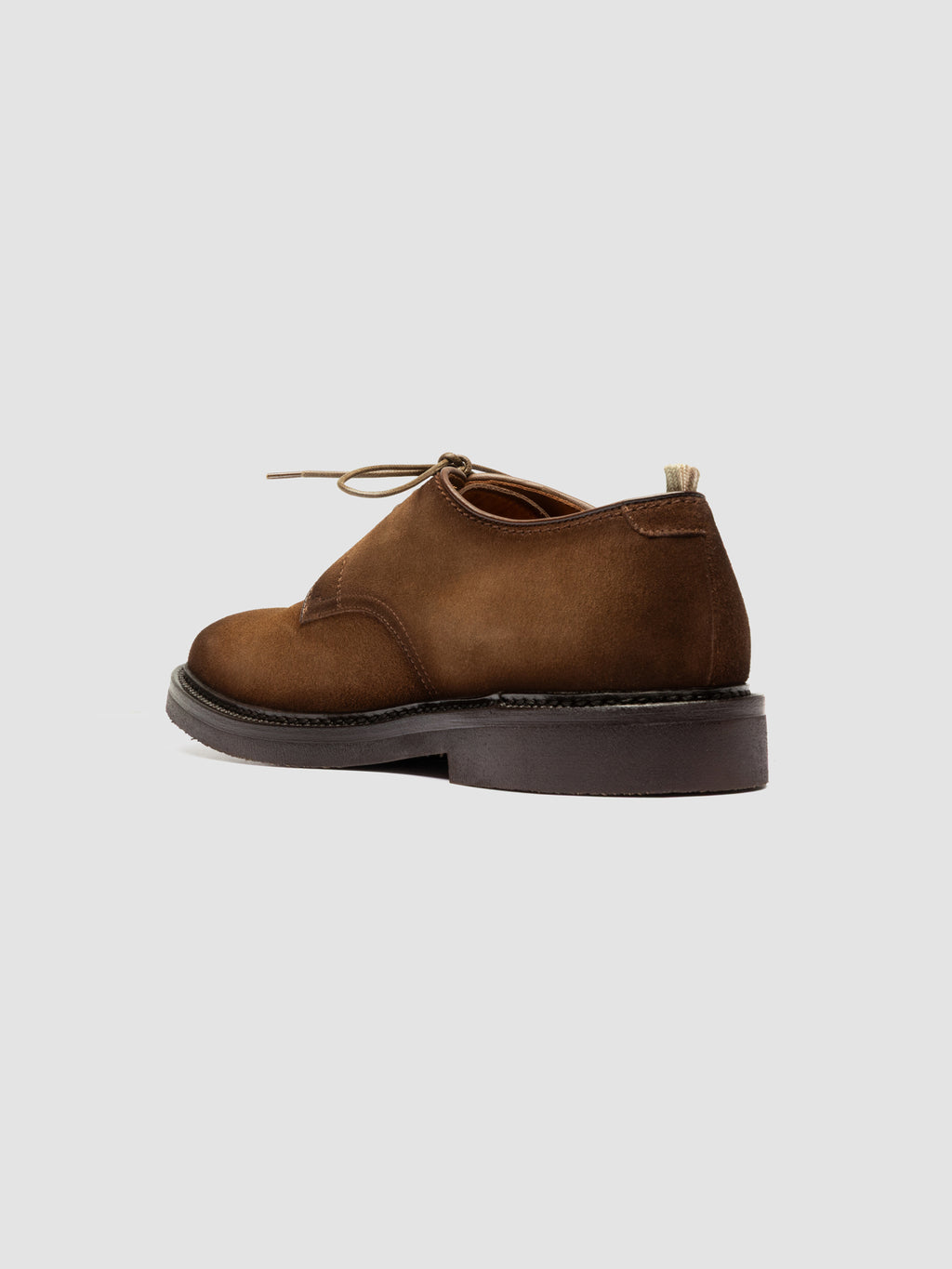 HOPKINS FLEXI 208 - Brown Suede Derby Shoes