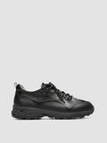 ITINERE 001 - Black Leather Low Top Sneakers