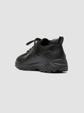 ITINERE 001 - Black Leather Low Top Sneakers