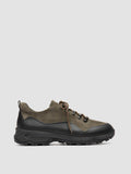 ITINERE 001 - Grüne Low-Top-Sneaker aus Leder - image OCUITIN001PROO23210400 - 1