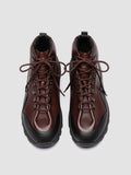 ITINERE 002 - Braune Schnürstiefel aus Leder - image OCUITIN002PROO1F273400 - 3
