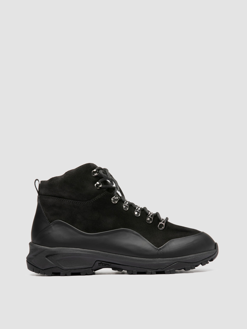 ITINERE 002 - Black Leather Lace Up Boots