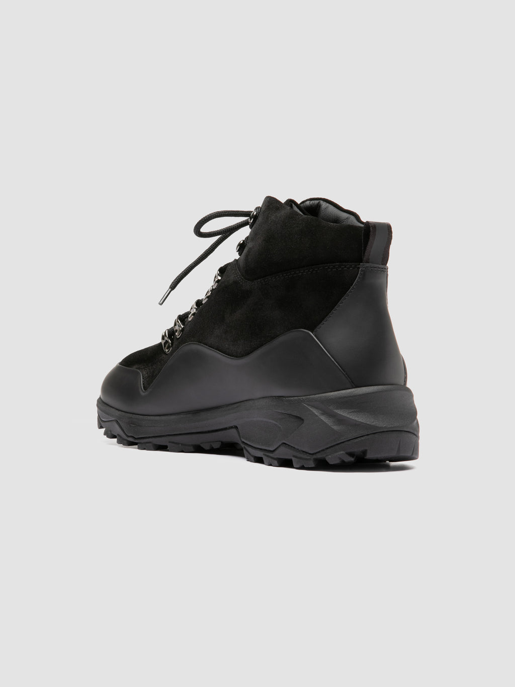 ITINERE 002 - Black Leather Lace Up Boots