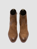 MONEGAL 002 - Brown Suede Zip boots