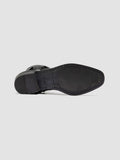 MONEGAL 004 - Black Leather Zipped Boots