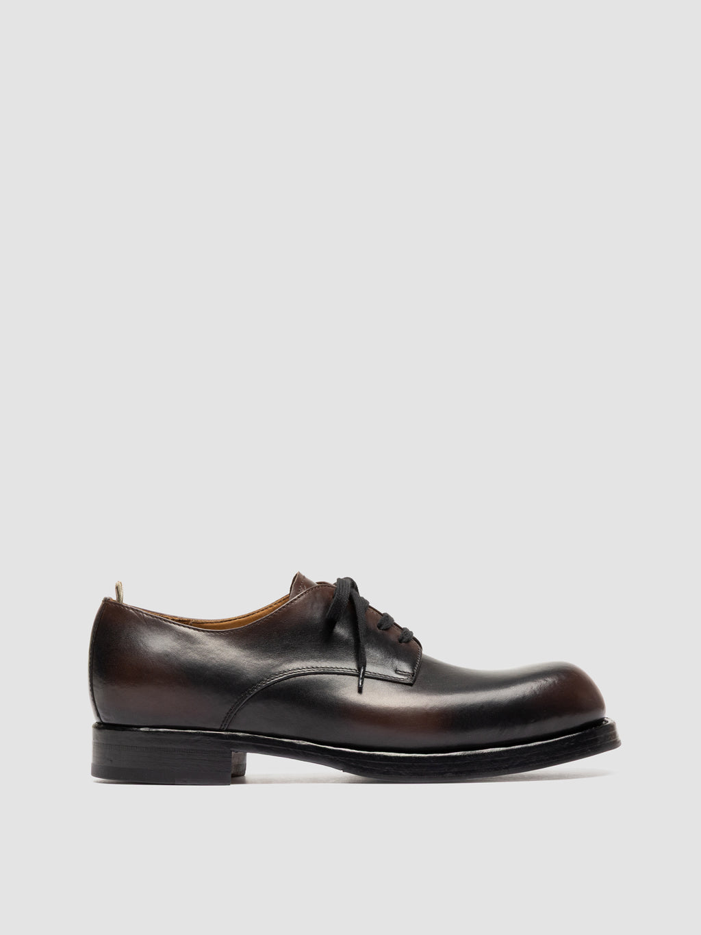 MONTANA 001 - Brown Leather Derby Shoes - image OCUMONT001TUCS8T504390 - 1