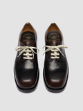 MONTANA 001 - Brown Leather Derby Shoes