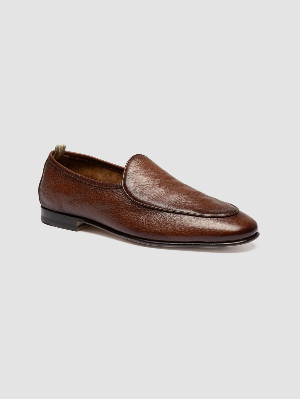 OLIVER 006 - Brown Leather Venetian Loafers - image OCUOLIV006CER24D788410 - 3